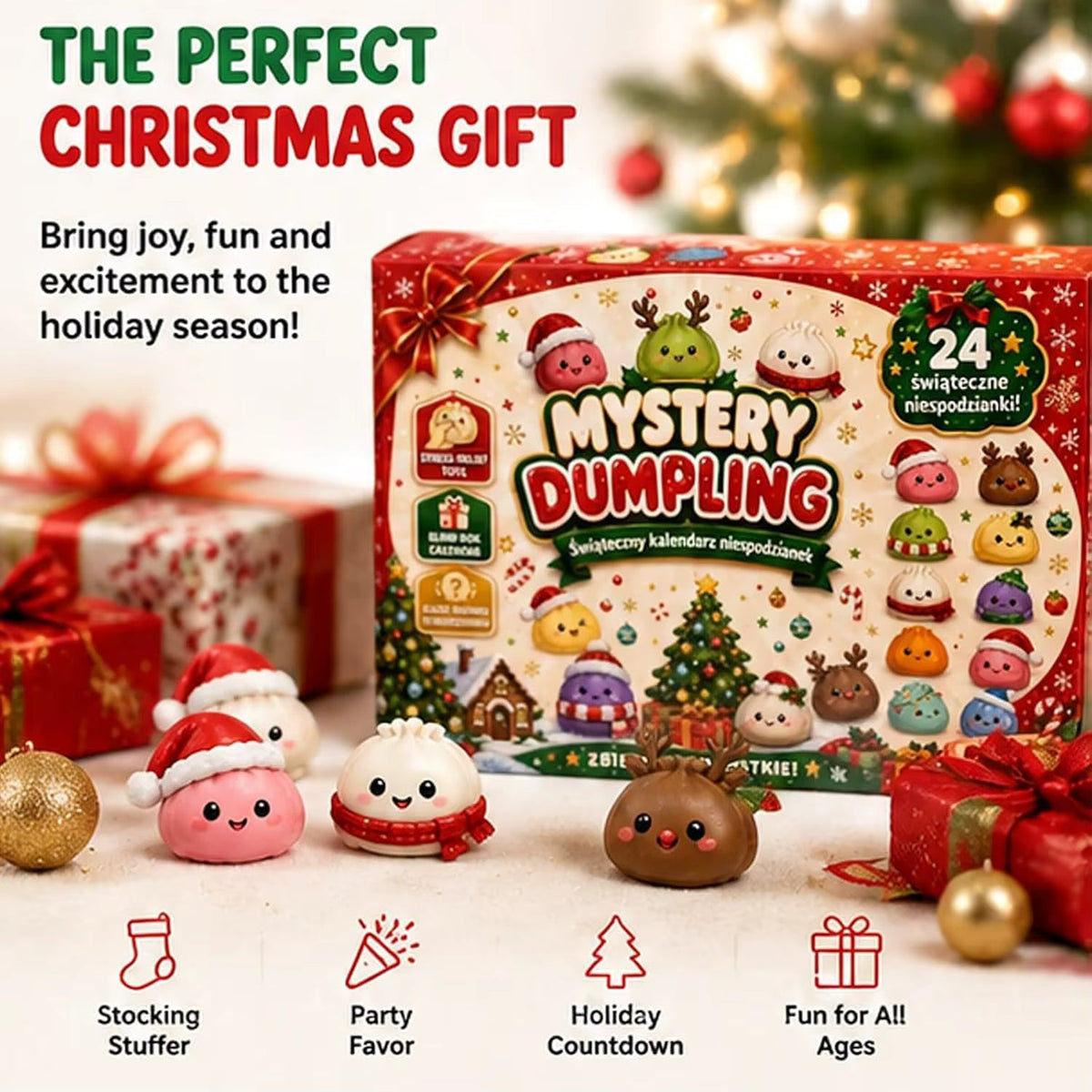 Adventskalender Spielzeug Squishy Fidget sensorisch mit 24 Überraschungen