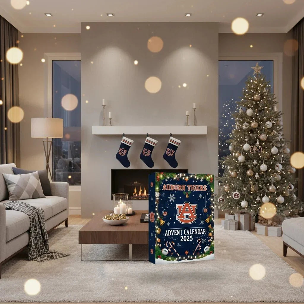 Adventskalender stehend wiederverwendbar 25 Türchen mit glänzendem Finish