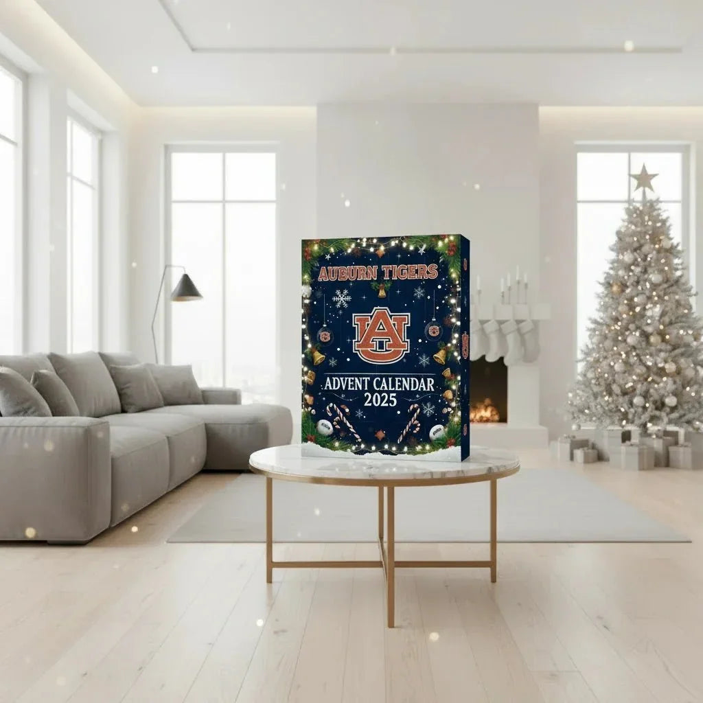 Adventskalender stehend wiederverwendbar 25 Türchen mit glänzendem Finish
