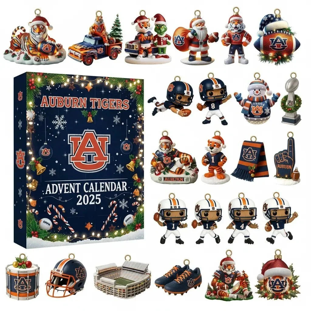 Adventskalender stehend wiederverwendbar 25 Türchen mit glänzendem Finish