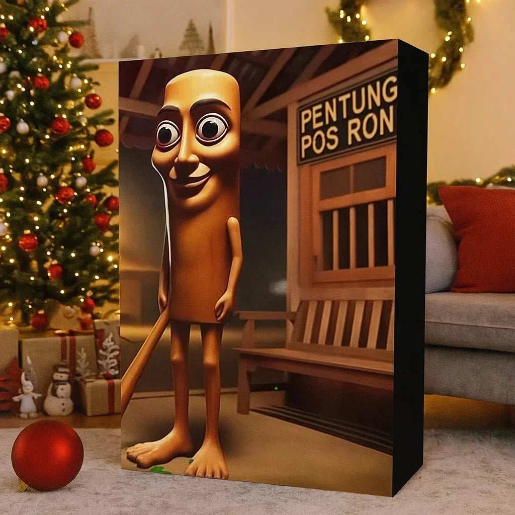 Adventskalender wiederverwendbar robuster Kunststoff mit 24 Teilen