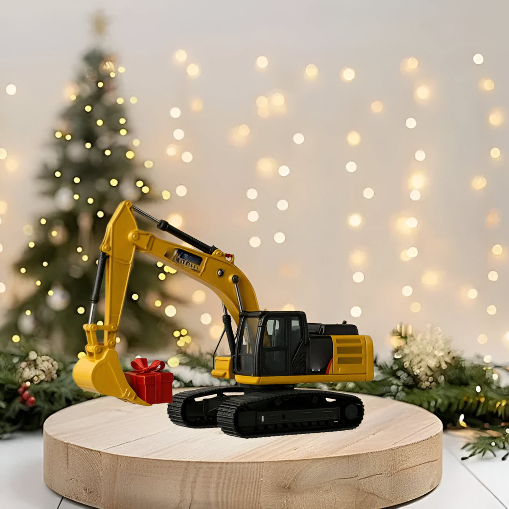 Adventskalender Baumaschinen 2025 mit 24 Druckguss-Modellen | Bagger, Kran & Radlader | 30 x 40 cm, robuste Metall-Ausführung 4