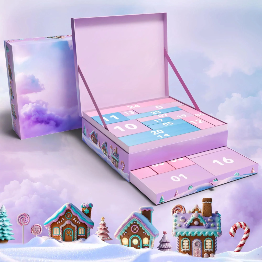 Adventskalender Bastelset für Weihnachten | 24 Boxen mit DIY Überraschungen | Kreative Beschäftigung für Groß und Klein 1