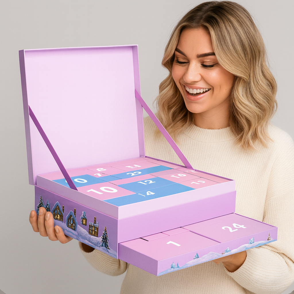 Adventskalender Bastelset für Weihnachten | 24 Boxen mit DIY Überraschungen | Kreative Beschäftigung für Groß und Klein 5
