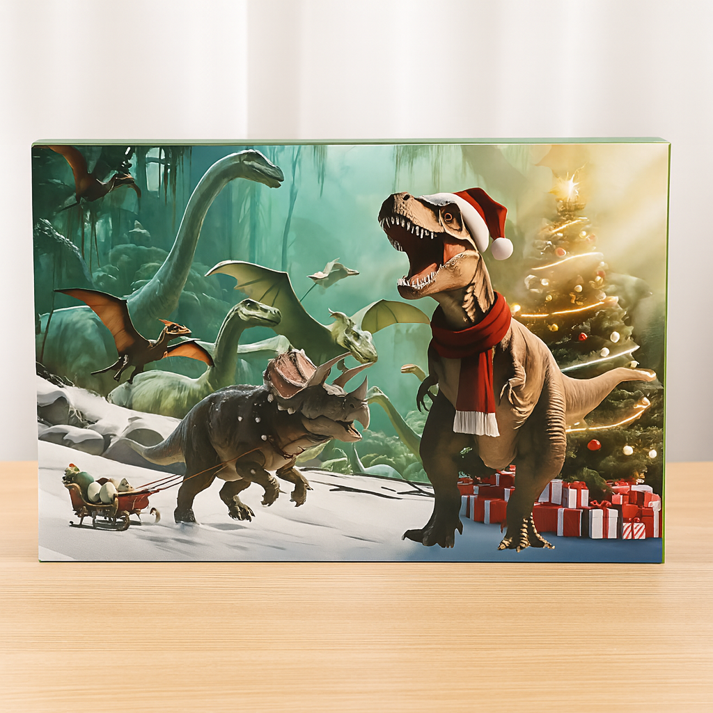 Adventskalender Dinosaurier Figuren Set | 24 Figuren zum täglichen Entdecken | Lernspiel für Kinder ab 3 Jahren 4