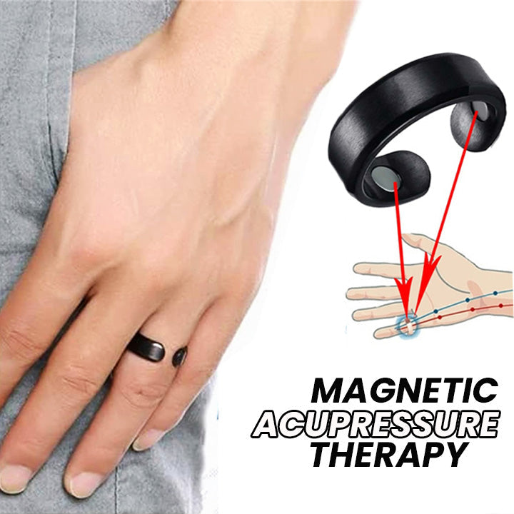 Akupressur Ring | Hand Massage Stimulation | Verstellbarer Komfort Ring | MagneticTherapy