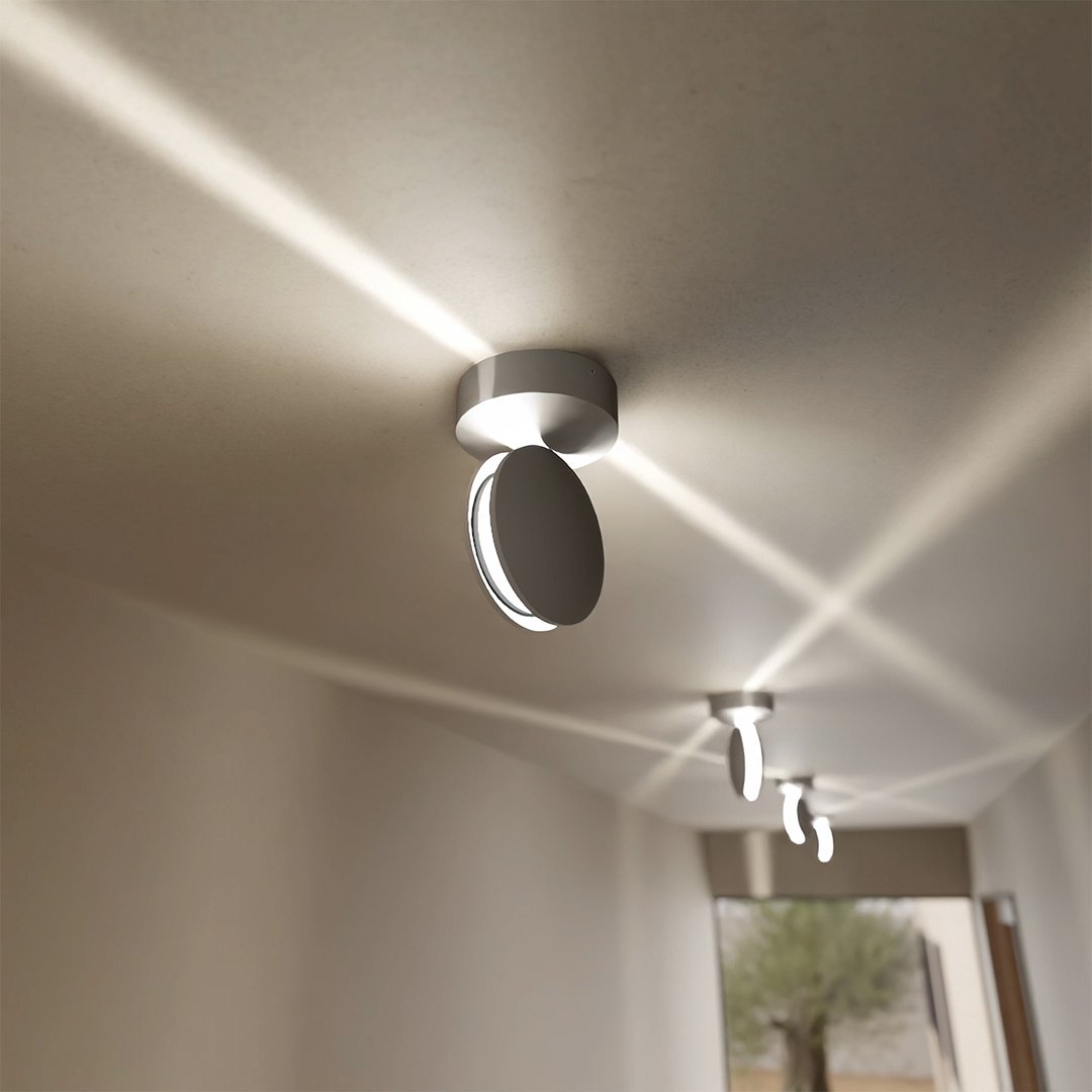 Ambiente-Wandleuchte LED 360-Grad drehbar mit Licht-Schatten-Spiel 4