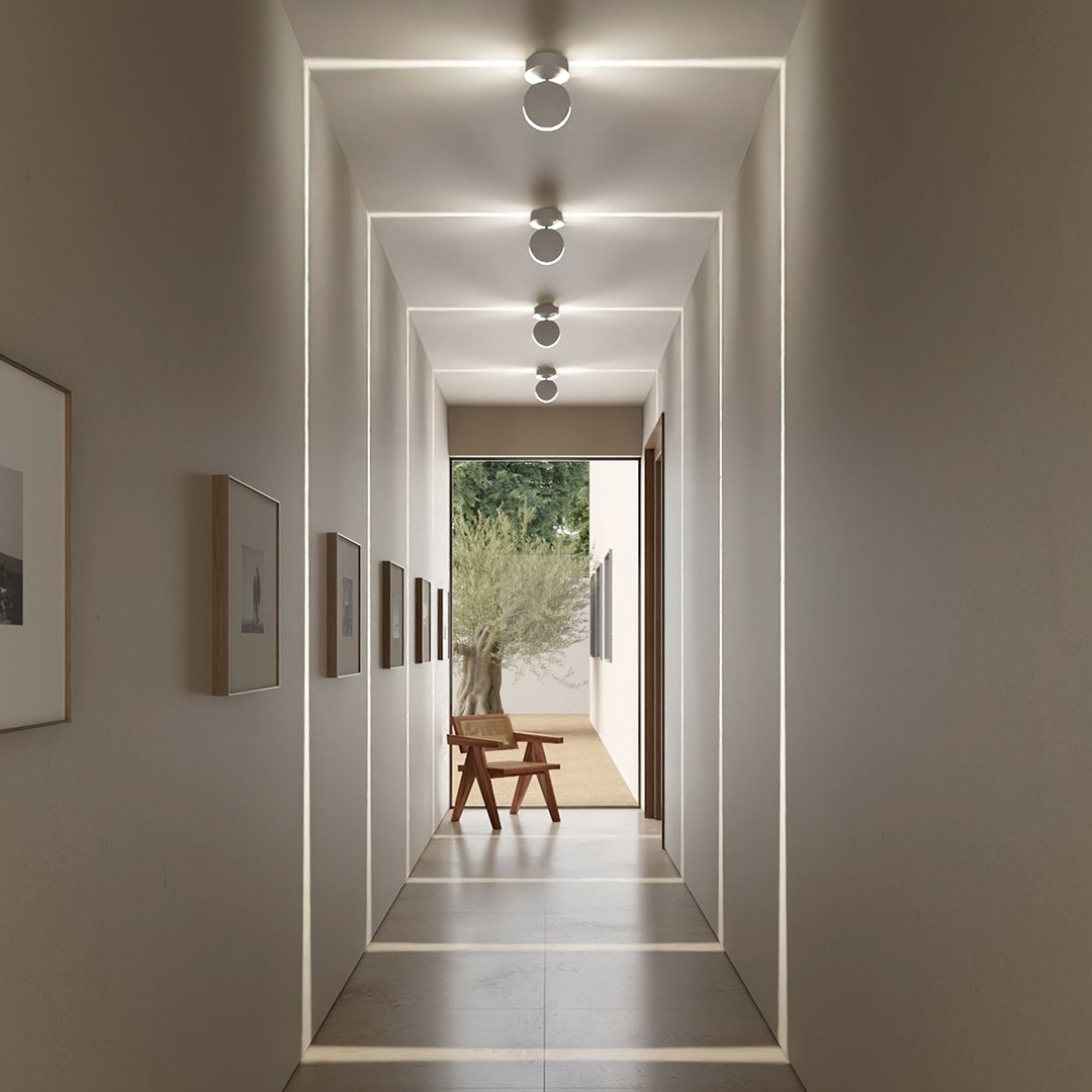 Ambiente-Wandleuchte LED 360-Grad drehbar mit Licht-Schatten-Spiel 5