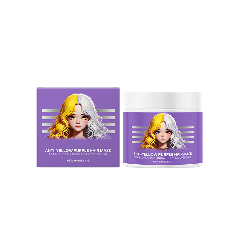 Anti-Gelbstich Haarmaske | Tiefenpflege | Farbkorrektur | SilverGlow