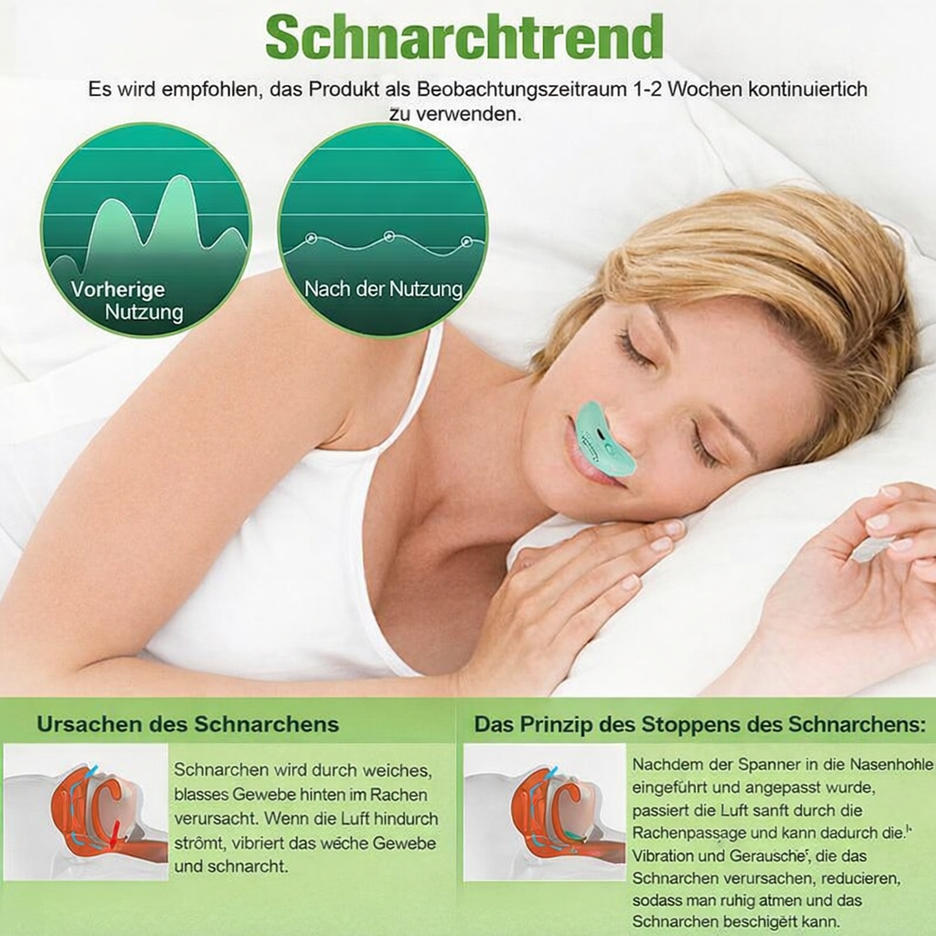 Anti-Schnarch | Elektronische Atemhilfe | NasoEase