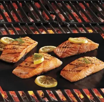 Antihaft-Grillmatte | Sauberes Grillen | Für Fleisch, Fisch und Gemüse | GrillSauber