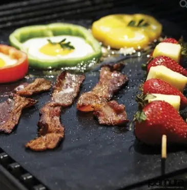 Antihaft-Grillmatte | Sauberes Grillen | Für Fleisch, Fisch und Gemüse | GrillSauber