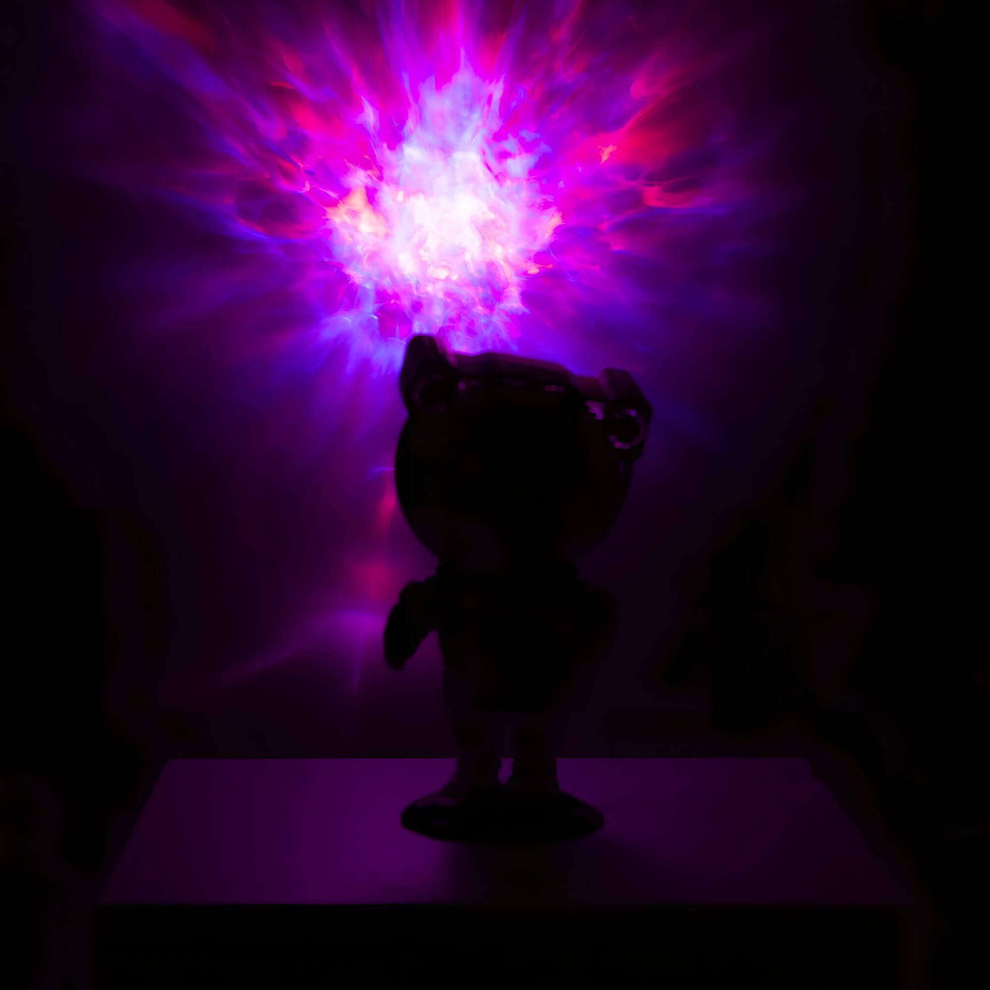 Sternenhimmel-LED-Projektorlampe | Astronauten-Design | Galaxie an Decke & Wand | AstroGlow