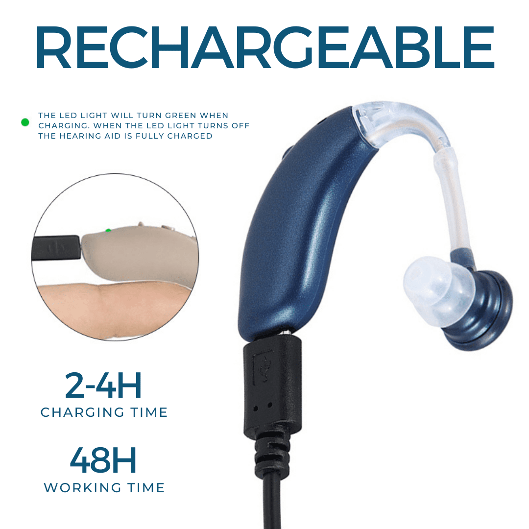 Dobíjecí naslouchátka | Potlačení hluku | Diskrétní za uchem | ClearTone