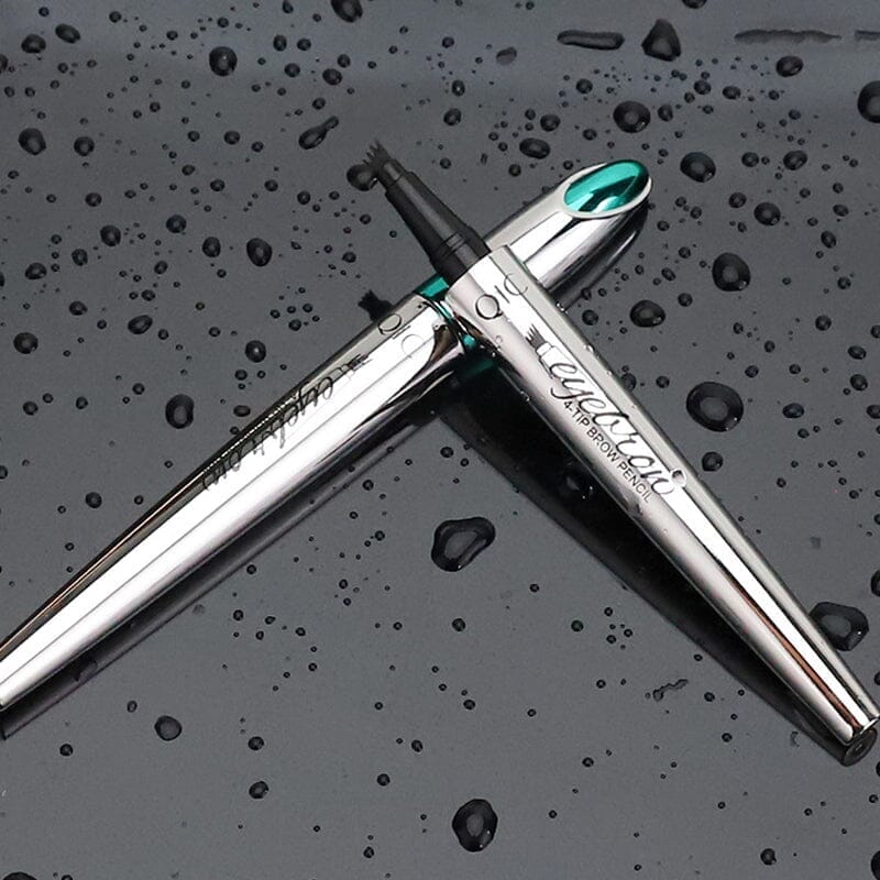 Augenbrauenstift | Wasserdichter 3D mit 4 Gabelspitzen | Microblading-Effekt | BrowFinesse
