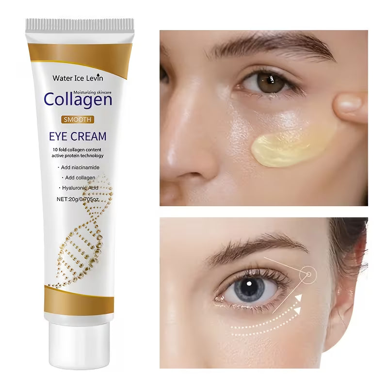 Augencreme Damen | Kollagen Augenpflege | Glattere, Strahlende & Gepflegte Augenpartie | Eyeliora