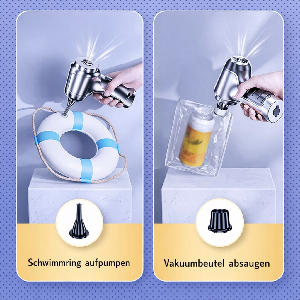 Autostaubsauger Kabellos | Hohe Saugkraft | Lange Akkulaufzeit | CleanVolt