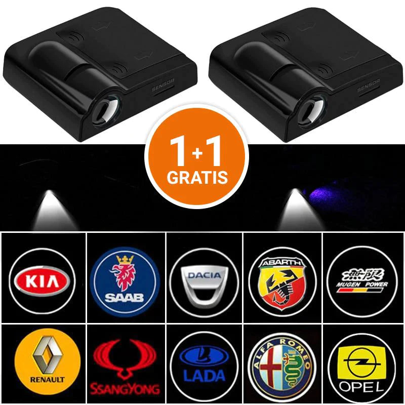 Autotür Beleuchtung | 3D Logo Projektion | LED Einstiegslicht | Kabellose Montage | LumiDrive