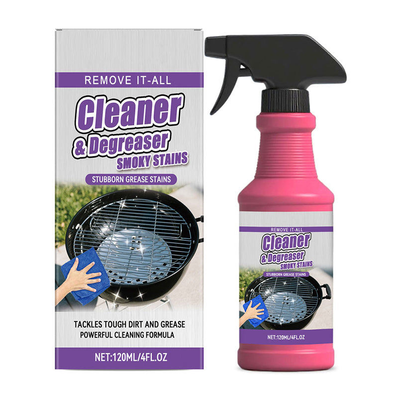 BBQ-Grill-Entfetter | Sprühflasche 120 ml | löst eingebranntes Fett & Schmutz | GreaseOff