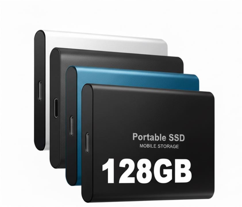 Externe SSD 128GB | Ultraschnelle Datenübertragung | Robustes Aluminiumgehäuse, kompakt und leicht für unterwegs 3