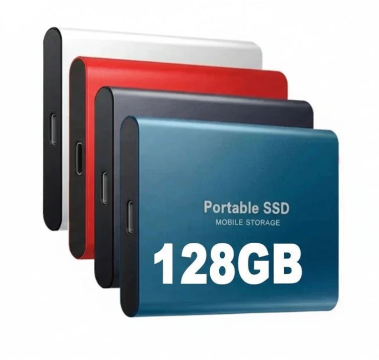Externe SSD 128GB | Ultraschnelle Datenübertragung | Robustes Aluminiumgehäuse, kompakt und leicht für unterwegs 4