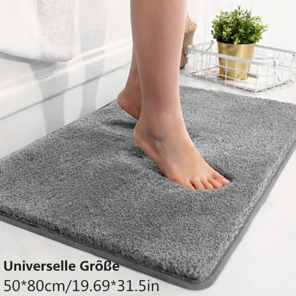 Badematte | Ultra-weich & Schnell Trocknend | Rutschfest | Lonneke