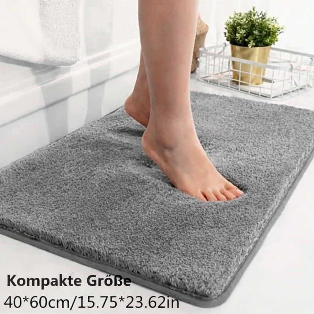 Badematte | Ultra-weich & Schnell Trocknend | Rutschfest | Lonneke