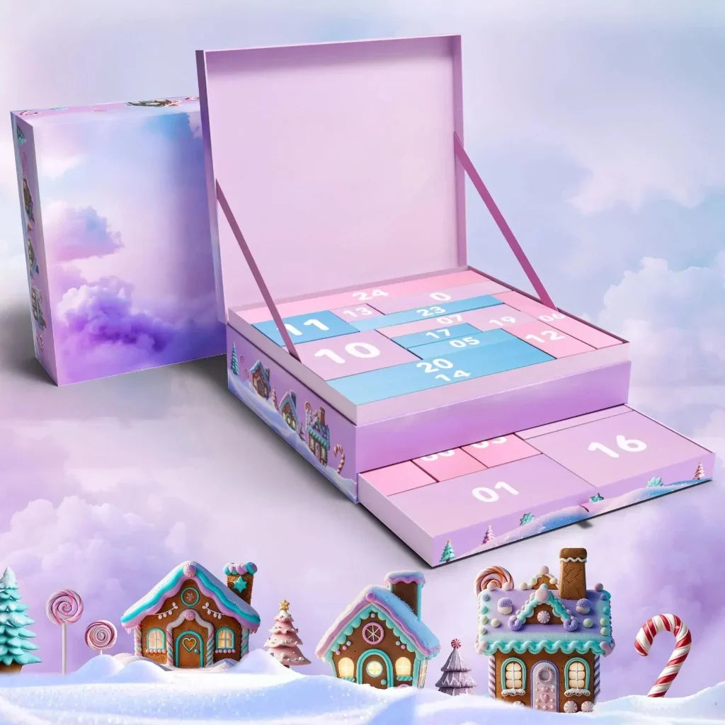 Bastel-Adventskalender Vorgefertigt Einzeln Versiegelt mit 24 Boxen