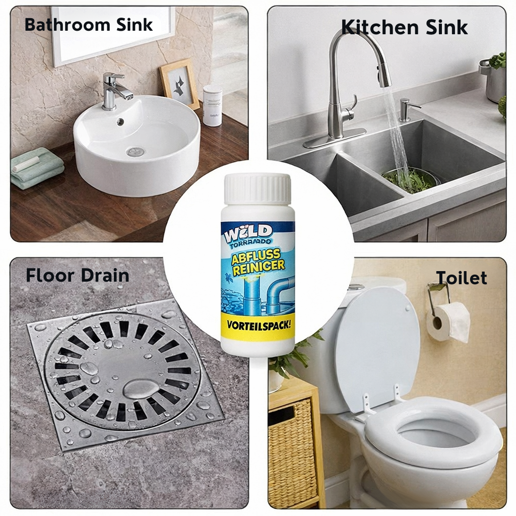 Drain Cleaner | Fast-Acting Pipe Clearing Formula | DrainBlast