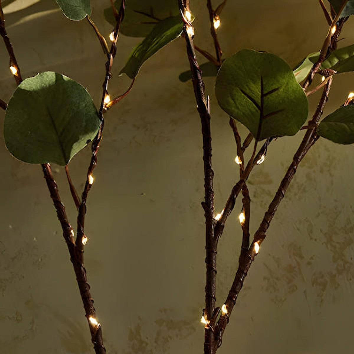 Beleuchtete Zweige mit 120 LEDs | Warmweißes Licht, Batteriebetrieben | Herbstdeko für Tisch, Fenster und Wohnzimmer 7