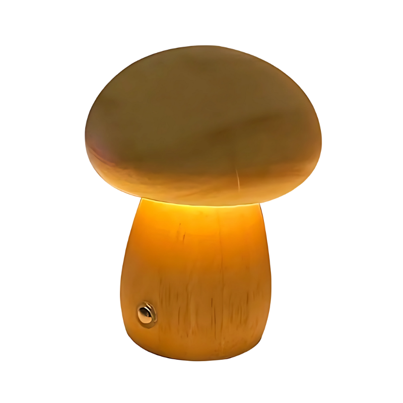 Bezauberndes Pilz-Nachtlicht | Dimmbar & Flackerfrei | USB-Aufladbar | LumiCap
