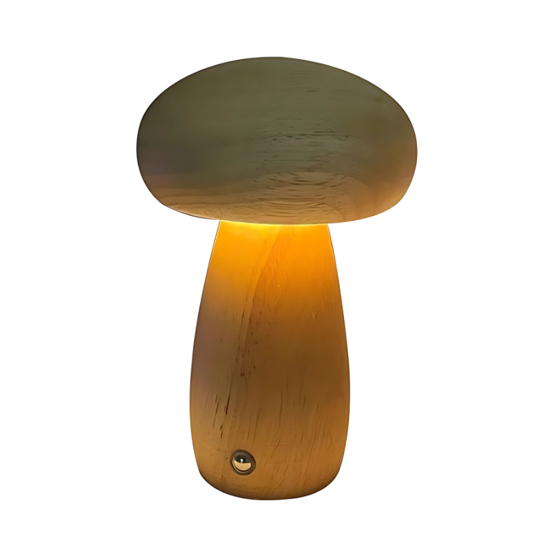 Bezauberndes Pilz-Nachtlicht | Dimmbar & Flackerfrei | USB-Aufladbar | LumiCap