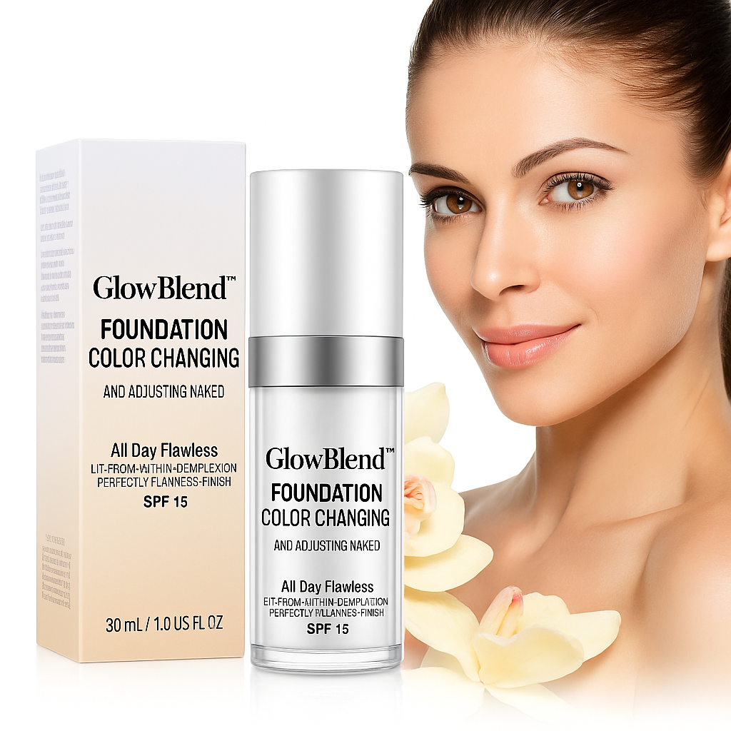 Bilden | Foundation mit Farbwechsel | Natürliches Glow-Finish | GlowBlend
