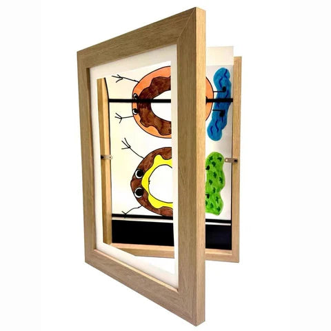 Bilderrahmen | Kunstwerke schnell wechseln | Magnetverschluss, Frontöffnung | FrameJoy