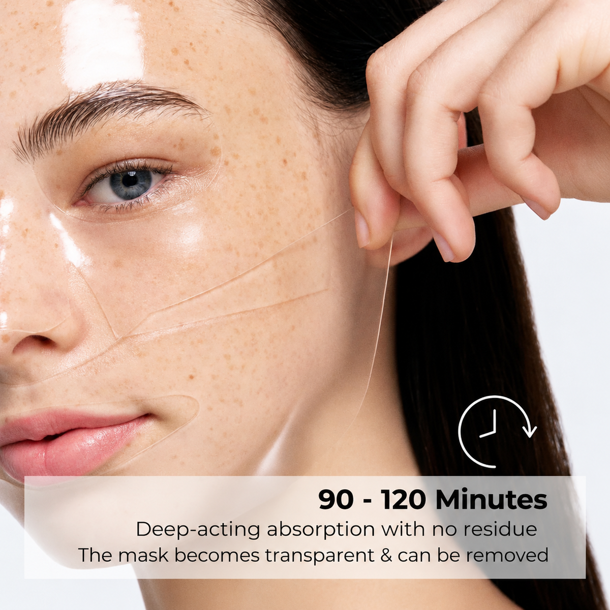 Bio-Kollagen Gesichtsmaske für Damen | 34 ml Serum mit Hyaluronsäure & Niacinamid | Intensive Anti-Aging Feuchtigkeitspflege
