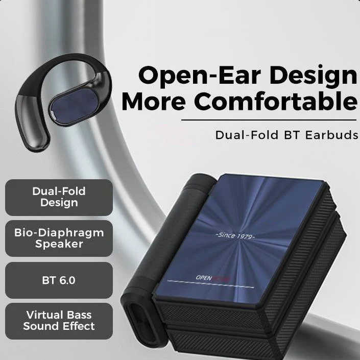 Kabellose Bluetooth Ohrhörer mit Bluetooth 6.0 | IPX5 Wasserschutz & Geräuschreduzierung | Lange Akkulaufzeit mit Ladecase 1
