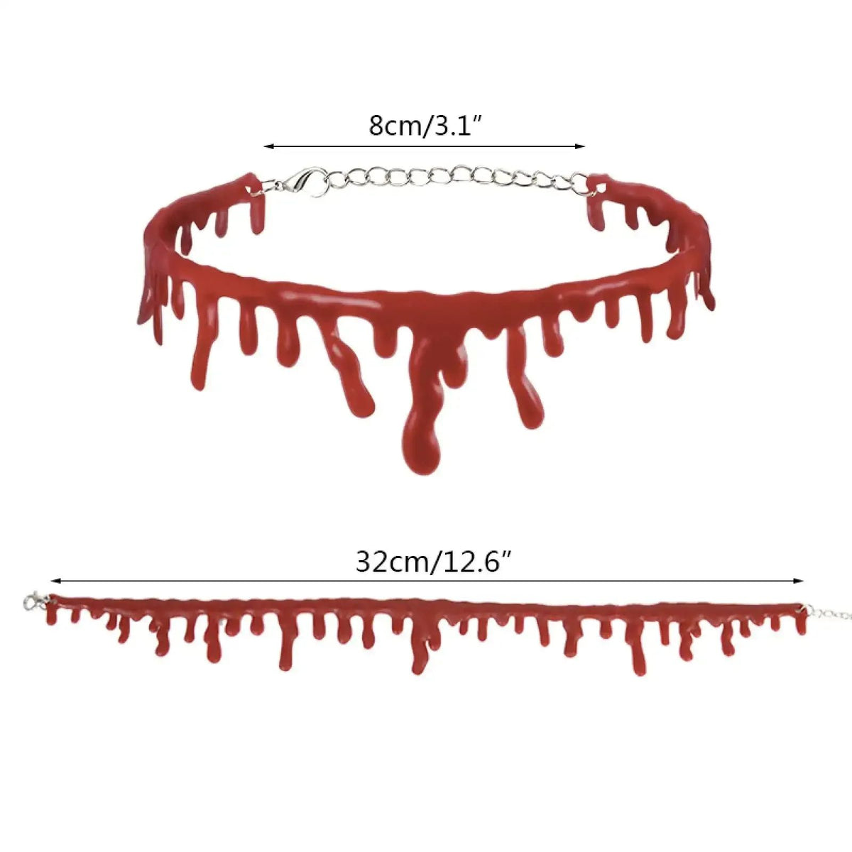 Blutchoker Halloween | Dripping-Effekt & Sofort-Tragefertig 2