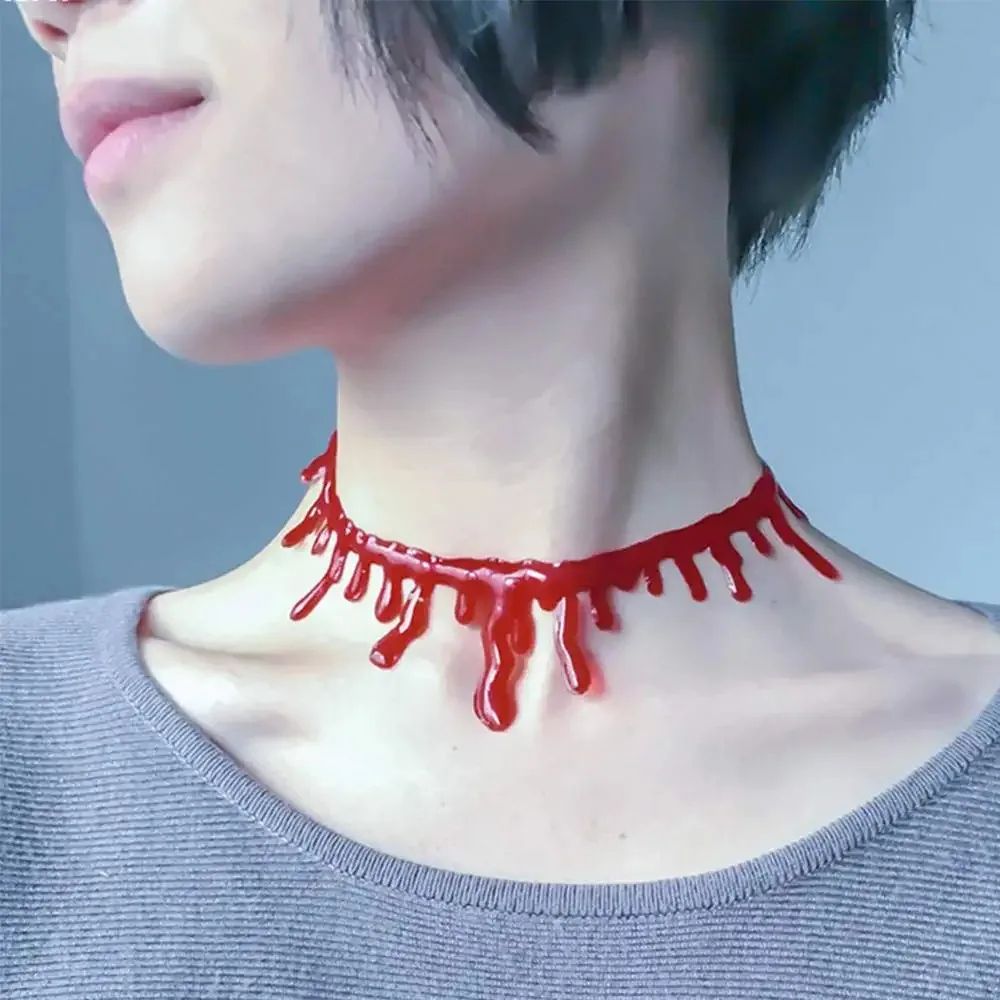 Blutchoker Halloween | Dripping-Effekt & Sofort-Tragefertig 6