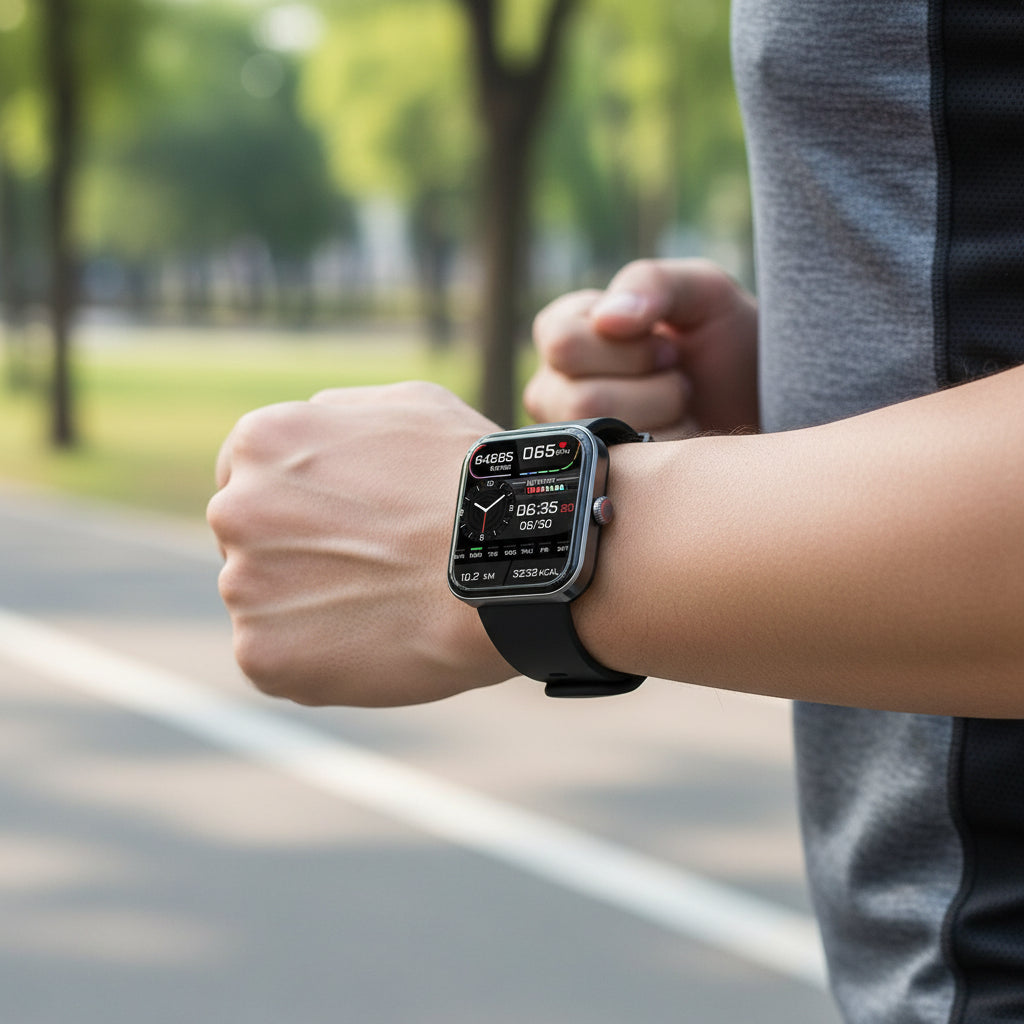 Blutzuckermessgerät Smartwatch | Nicht-invasives Glucose-Tracking | iOS & Android | Vitalarc
