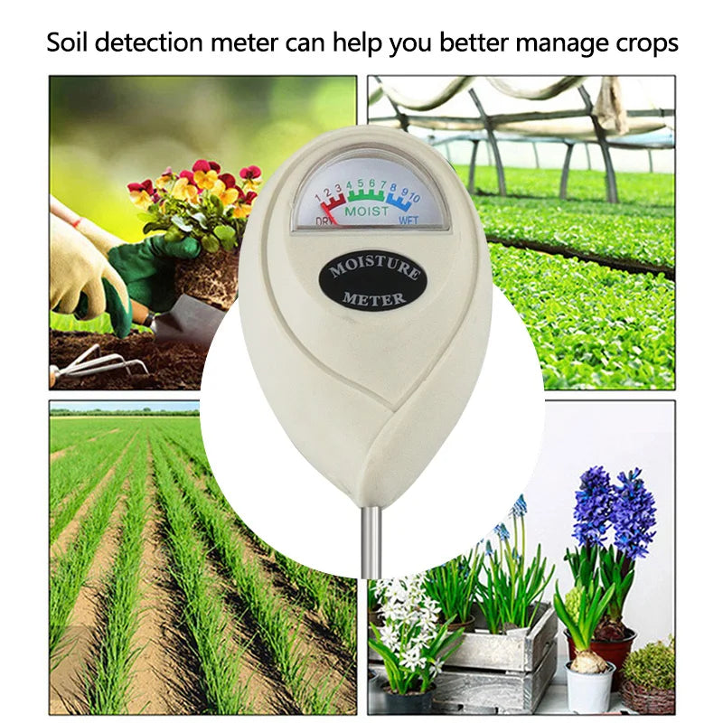 Bodenfeuchtigkeitsmesser Pflanzen | Sofortanzeige 1–10 Skala | Ohne Batterie | Soilcheck