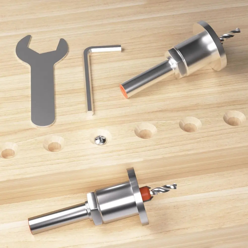 Bohrer-Set Senkbohrer Stahl Anti-Rutsch gehärtet mit Tiefenstopp 4