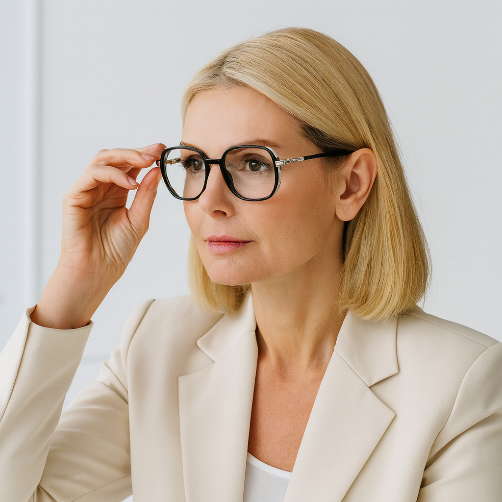 Brille | Entspiegelt und kratzfest | Leichter Rahmen Komfort | ClearGuard