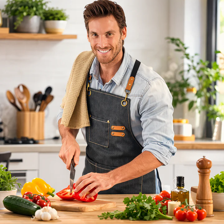 Canvas-Arbeitsschürze | Kreuzträger | Taschen für Werkzeug Zubehör | HandHaven
