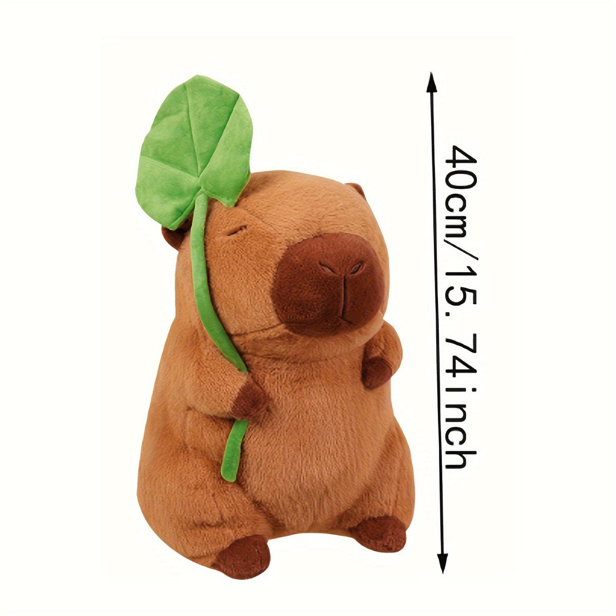Capybara Kuscheltier Plüsch | Weiches Plüschmaterial für gemütliche Kuschelmomente | Ideal als Geschenk und Deko für Zuhause 9