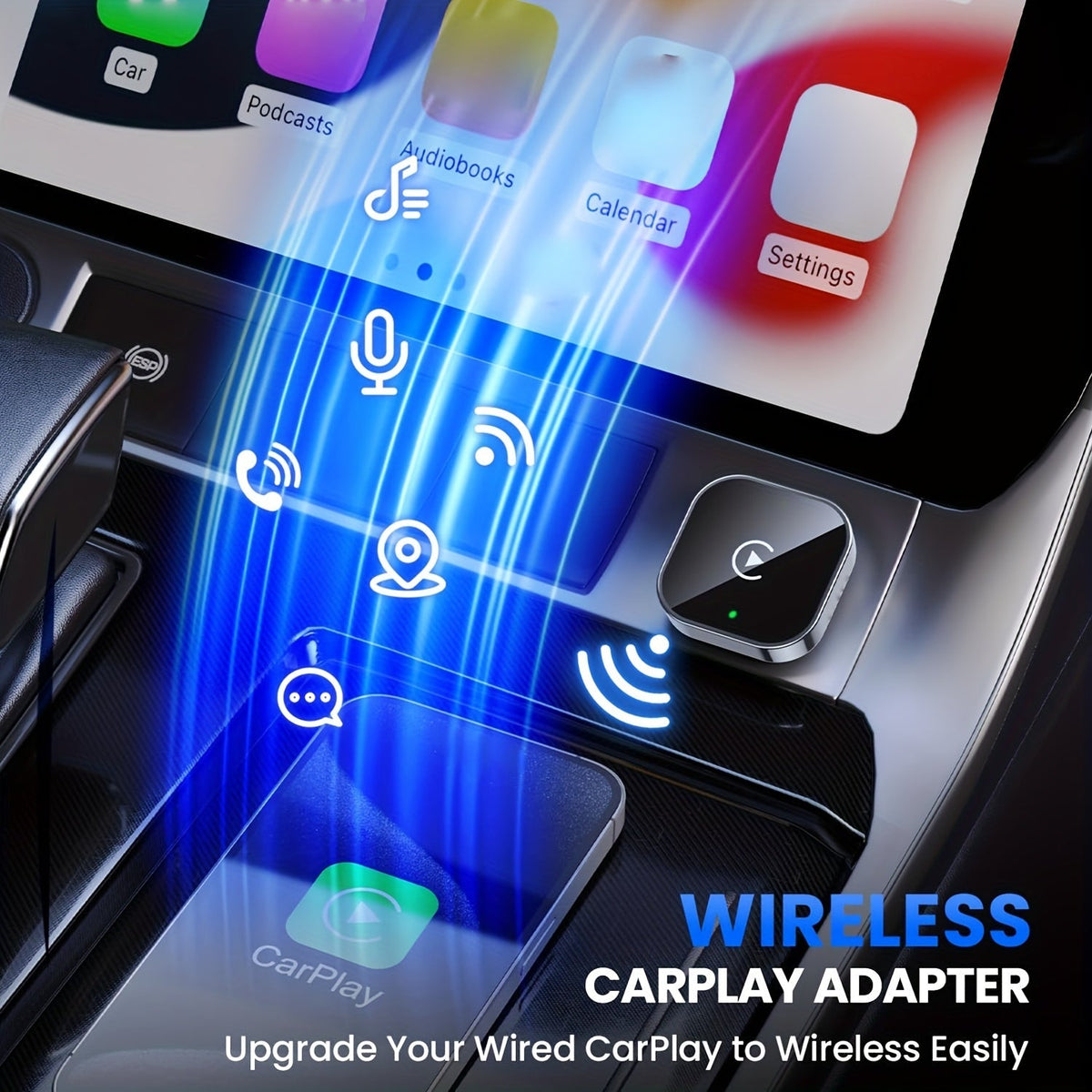 CarPlay & Android Auto Adapter | Plug & Play | Verbindet Automatisch | AutoCast