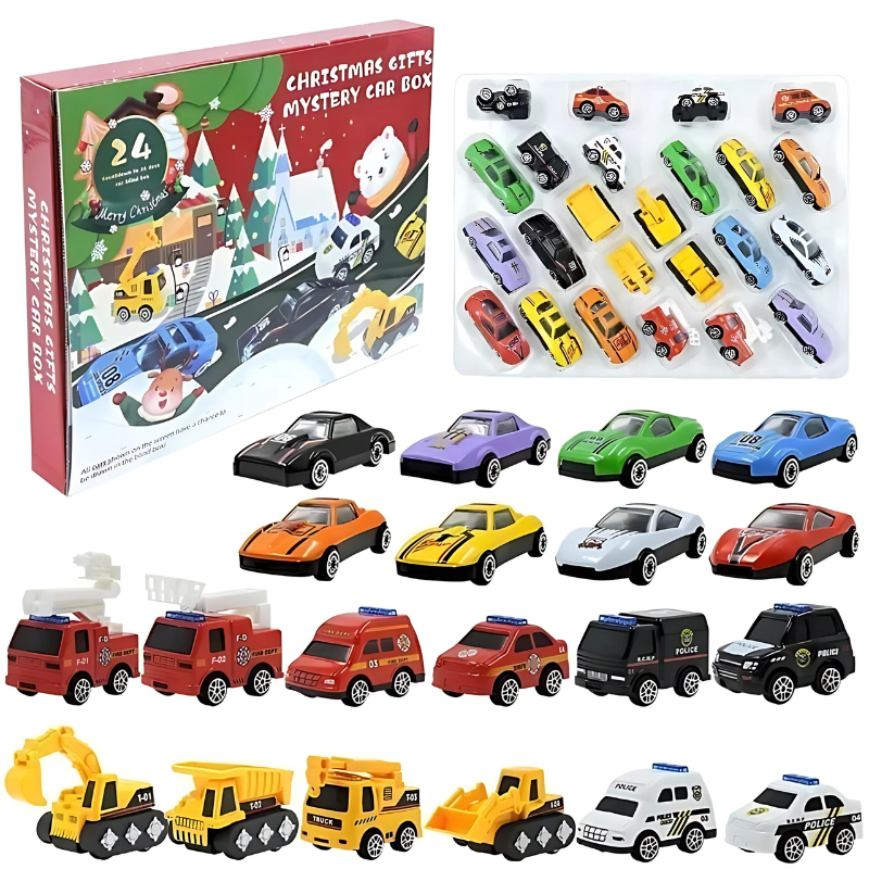 Spielzeug-Adventskalender für Kinder ab 3 Jahren | 24 Überraschungen, 4 Themenwelten | Sicheres, kindgerechtes Material 3