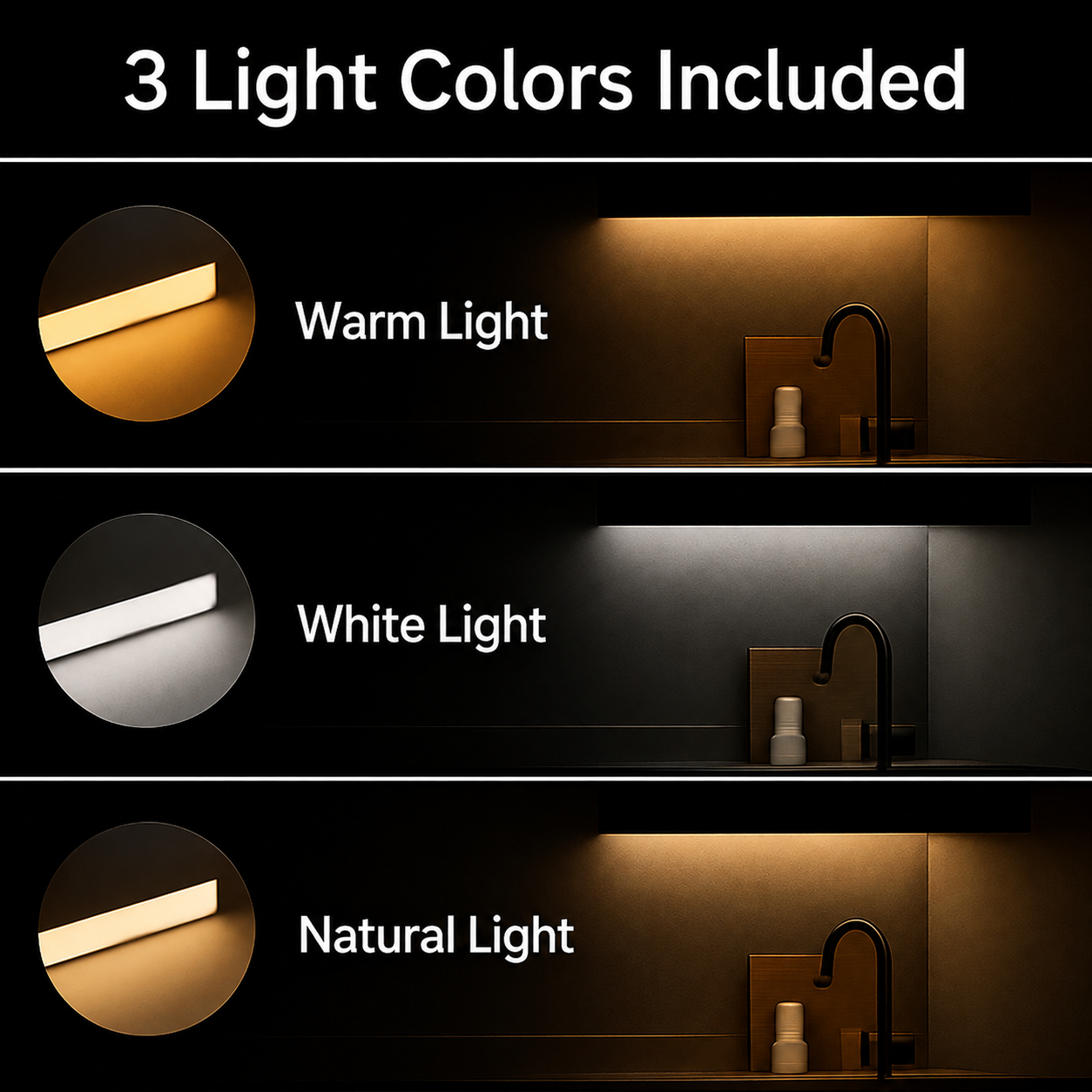 LED světlo pod kuchyňskou linku | Pohybový senzor | Magnetické uchycení bez vrtání | SenseBar