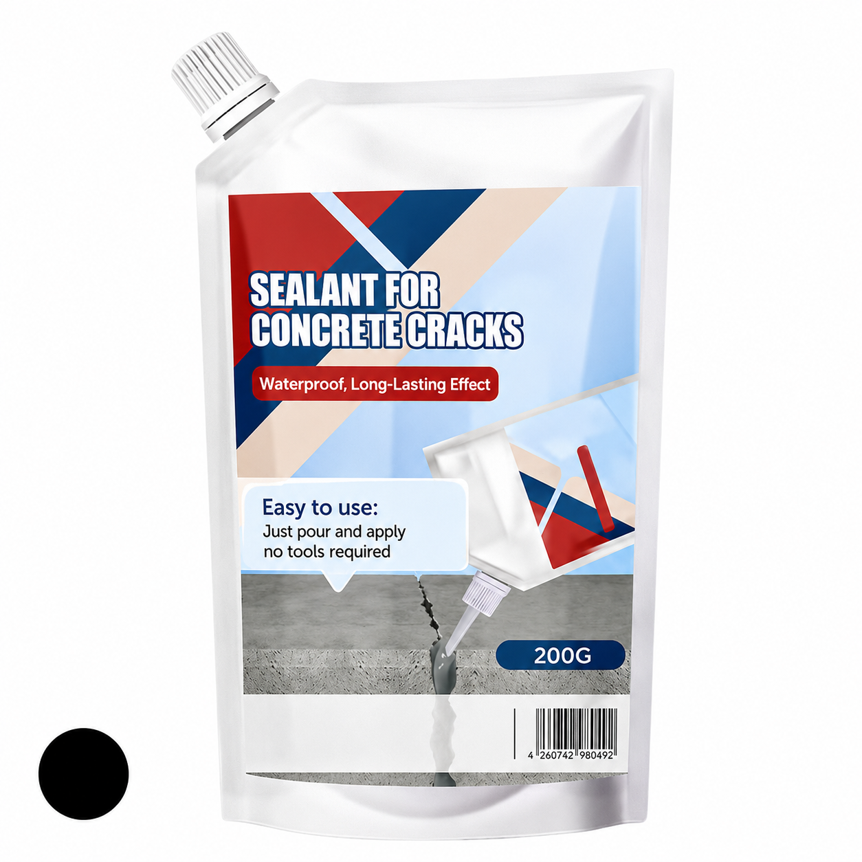 Mastic d’étanchéité pour la réparation des fissures du béton | Comble les fissures du béton | Imperméable après durcissement | StoneBond