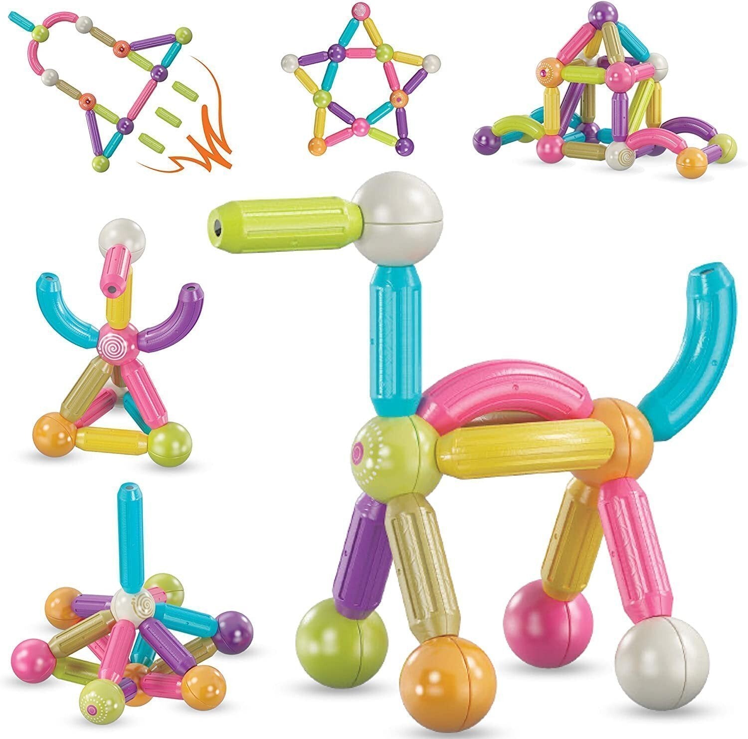 Connect-It Toy™ - Pädagogisches Magnetspielzeug für Kinder