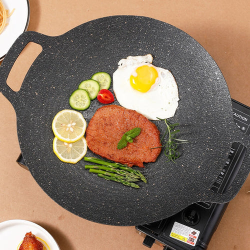 CookEase™ Antihaft-Koreanischer Grillpfanne — Müheloses Kochen, Saftige Mahlzeiten, Kein Durcheinander Bei Jeder Anwendung